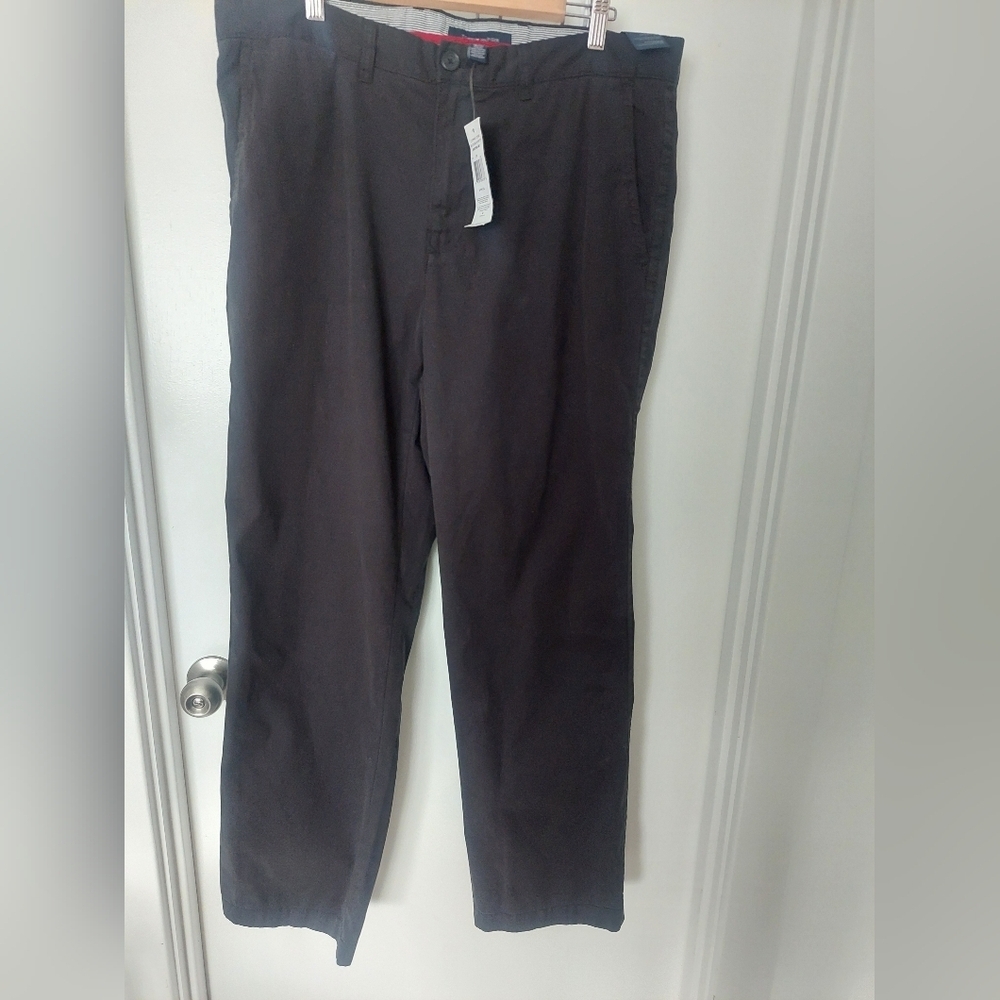 Tommy Hilfiger Men's Dark Brown Chinos